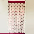 thumbnail image 1 of Cute Heart Line Tassel String Door Curtain Window Room Divider Curtain Valance Black, 1 of 4