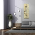thumbnail image 3 of Epic Graffiti 'Neutral Anemone Branches I' by Silvia Vassileva, Canvas Wall Art, 20"x60", 3 of 9