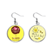 thumbnail image 1 of Corazón de chocolate postre dulce donas alimentos Pendiente Sol Flor Pendiente Joyas Moda Unbranded M, 1 of 3