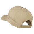 thumbnail image 3 of Jamaica Flag Letter Patched High Profile Cap - Khaki OSFM, 3 of 5