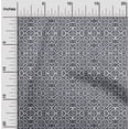 thumbnail image 1 of oneOone Silk Tabby Fabric Leaves & Swirl Block Decor Fabric Printed BTY 42 Inch Wide, 1 of 4