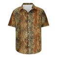 thumbnail image 5 of AHTJRT Stylish Men's Camouflage Print Button Down Short Sleeve Shirt Multicolor L, 5 of 5