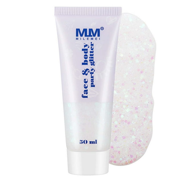 mtvxesu High Light Face&Body Party Glitter Sequins Gel Face Body Lips Sequins Eye Shadow Stage Makeup Sale
