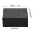 thumbnail image 2 of Unique Bargains Square Vibration Isolation Mats 1.97 ' x 1.97 ' x 0.8', Black 4Pcs, 2 of 5