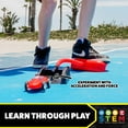 thumbnail image 4 of Stomp Racers Coches de carreras propulsados ​​por aire de Stomp Rocket Mega paquete de 4 coches – Lanzador de coches de juguete Stomp Racers en duelo – Divertido patio trasero y exterior, juguetes par, 4 of 5