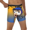 thumbnail image 4 of Lsque Sml Jeffy Pattern Men's Performance Stretch Underwear, Athletic Long Leg Briefs，Moisture-Wicking-Large, 4 of 6