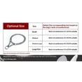 thumbnail image 5 of Collier Chaîne pour Chien Argenté - Acier Inoxydable, Ajustable, Résistant aux Morsures, Collier Chaîne Double Rangée pour Grands, Petits, Moyens Chiens, 5 of 5