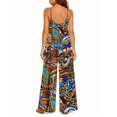 thumbnail image 3 of Women'S Summer Spaghetti Strap Jumpsuits Vibrant Bohemian Loose Baggy Fit Wide Leg Rompers Casual Wear, 3 of 7