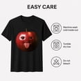 thumbnail image 6 of Funny Apple Graphic T-Shirt, Unisex Classic Fit Cotton Tee, 6 of 9