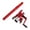Red, variant on GXXGREAT Pen Fishing Rod With Reel Mini Pole Rotating Fishing Wheel For Outdoor Fishing Accessories