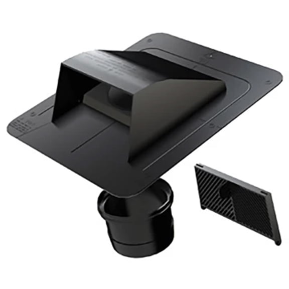 Builder’s Best 4" Duraflo Roof Cap Dryer Exhaust Vent for Bathroom Fan and Ventilation