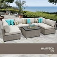 thumbnail image 2 of Hampton 7 Piece Outdoor Wicker Patio Furniture Set 07a, 2 of 7
