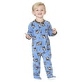 thumbnail image 2 of Gerber Baby & Toddler Neutral Microfleece Blanket Sleeper Pajamas, 2-Pack, Sizes 0/3M-5T, 2 of 13