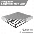 thumbnail image 6 of COMASACH 9" Heavy-Duty Metal Box Spring Mattress Foundation, King size，Easy Assembly, 6 of 8