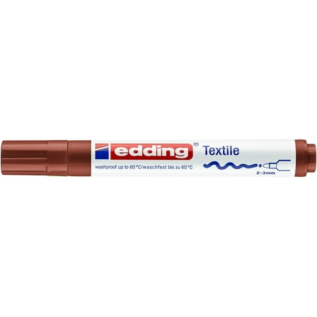 Edding 4500 Textile Pen - Brown