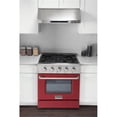 thumbnail image 3 of Kucht Professional 30" Modern Stainless Steel Propane Gas Range in Red/Silver, 3 of 9