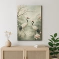 thumbnail image 3 of Canvas Print Crane Wall Art Zen Bird Decorative for Living Room Bedroom - 12"x18", 3 of 8