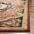 thumbnail image 3 of SAFAVIEH Classic Chandler Oriental Wool Area Rug, Burgundy/Black, 5' x 8', 3 of 8