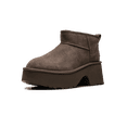 thumbnail image 4 of UGG WOMENS Classic Ultra Mini New Heights Boot Womens "Hickory" 1158311 HCK 1158311 HCK from Stadium Goods, 4 of 8