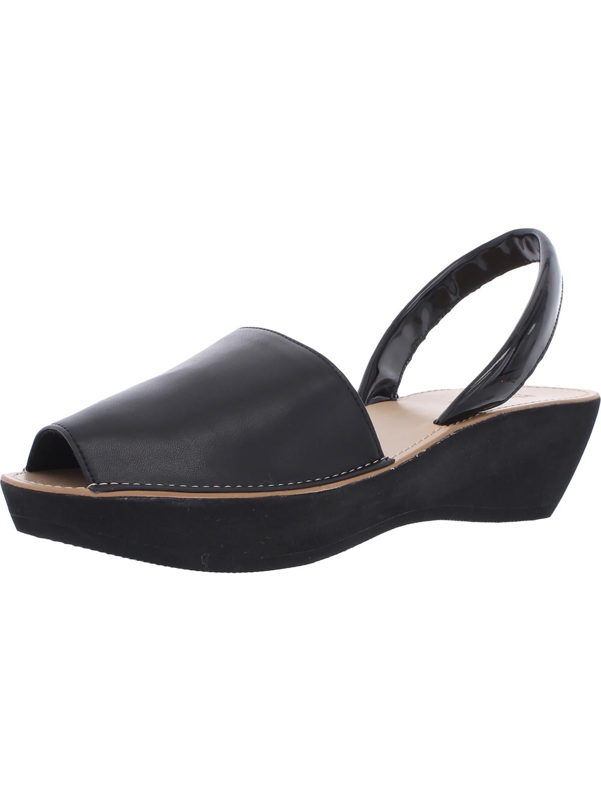 Kenneth Cole Reaction Fine Glass Wedge Sandal - Women's - Black