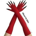thumbnail image 3 of WINDLAND 1pair Elastic Fabric Gloves Unisex Mittens Witch Gloves, 3 of 21