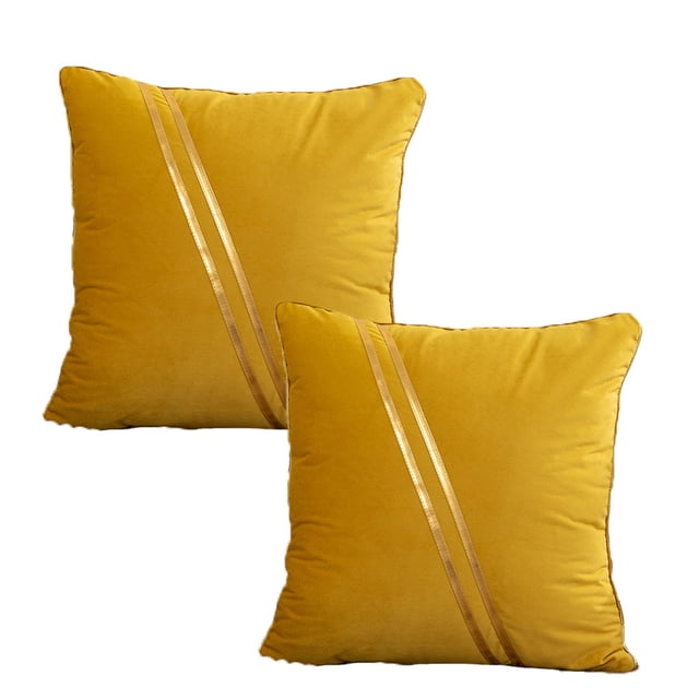 Funda de almohada suave y cómoda, almohada de felpa familiar sencilla, 2 uds.