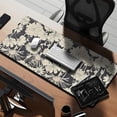 thumbnail image 2 of Long Mouse Pads for Desk,Pioneer Flower Floral Print Pattern Desk Mats on Top Of Desks, Desk Mouse Pad Extra Large with 3mm Non-Slip Base and Stitched Edge for Gaming,Office,Work,Home 35.4"x15.7", 2 of 6