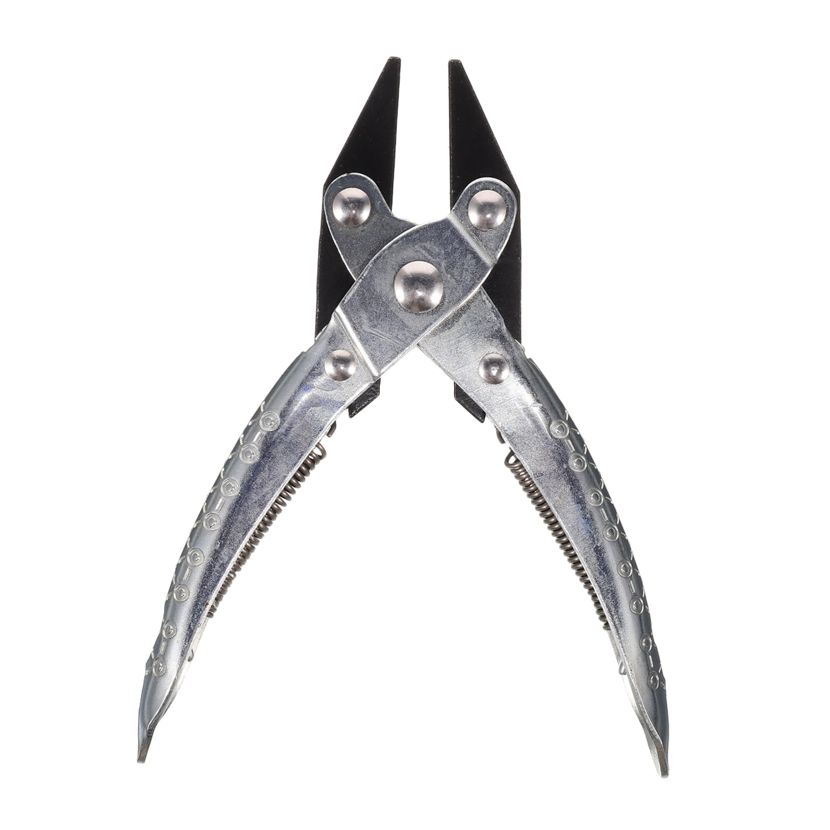 Baluue Precision Jewelry Repair Pliers with Flat Nose, Spring-Loaded Handles, Parallel for Detailed Small Crafting and Jewelry Work