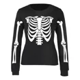 thumbnail image 2 of Playera Estampada Esqueleto Halloween Disfraz, 2 of 2