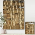 thumbnail image 3 of Designart 'Natural Birch Forest II' Traditional Print on Natural Pine Wood, 3 of 3
