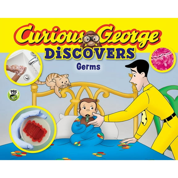 Curious George Curious George Discovers Germs, (Paperback)