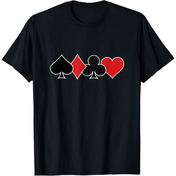 Poker Player Poker Cards Vintage Poker T-Shirt