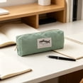 thumbnail image 4 of Hyknon Cute Shark Pencil Case, Large Capacity Vintage Pencil Zipper Pouch, Portable Stationery Makeup Bag Organizer, Classroom College Office Supplies, 4 of 6