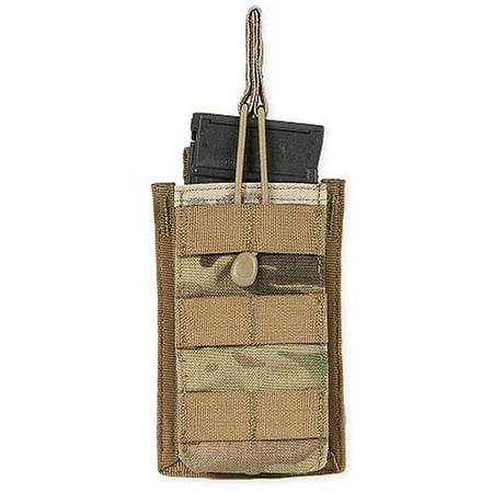Tacprogear Single Rifle Mag Pouch Open Top Multicam