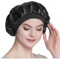 thumbnail image 4 of HSHDLDF Bonnet en Satin Soyeux avec Bande Élastique Premium pour Femmes et Adolescentes, 4 of 6