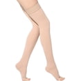thumbnail image 1 of HAHDAXIA Thigh High Compression Stockings Women Men, 30-40 mmHg, Open Toe, 1 of 7