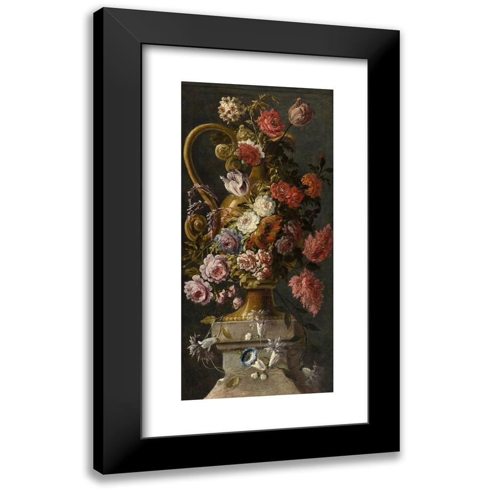 Claude Huilliot 8x14 Black Modern Framed Museum Art Print Titled