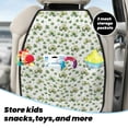 thumbnail image 5 of Naloa St Patrick's Day3 2Pcs Anti-Kick Back Seat Cover Kick Mat, Car Seat Protector with 3 Storage Pockets, 5 of 8