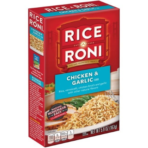 Rice-a-Roni Rice & Vermicelli Mix, Chicken & Garlic