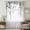 Gray, variant on Blue Eucalyptus Leaves Sheer Curtains 72 Inches Long, Weeping Spring Botanical Summer Light Filering Curtains, Breathable Simi Curtain Privacy Drapes for Living Room Bedroom Window Treatment