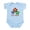 Sky Blue, variant on CafePress - Girl Power Infant Bodysuit - Baby Light Bodysuit, Size Newborn - 24 Months