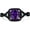 Amethyst Cubic Zirconia with Black Tone, variant on Art Deco Cushion Cut Infinity Twist Ring White Opal Black Tone 925 Sterling Silver, Size 7