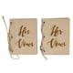 thumbnail image 2 of Folletos De Votos De Boda Vintage Cubierta De Madera Sus Votos Sus Votos Libro Decoración De Fiesta Sunnimix Folletos de votos de la boda, 2 of 8