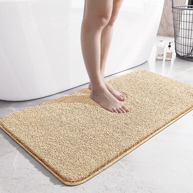 Alfombrilla antideslizante de color sólido para baño, alfombrilla de entrada sencilla para el hogar, alfombrilla absorbente para puerta de baño y dormitorio