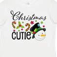 thumbnail image 4 of Inktastic Christmas Cutie snowman Boys or Girls Toddler T-Shirt, 4 of 5