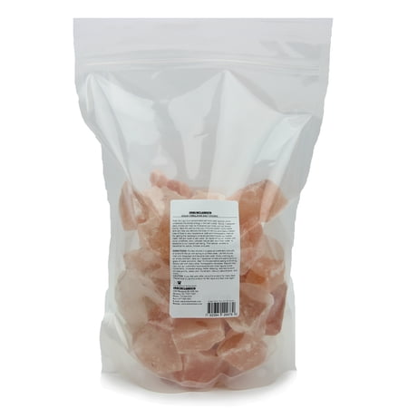 IndusClassic 5 lbs Sole Himalayan Salt Chunks Stone, Increase Hydration, Energy, Vibration, and Replenish Electrolytes with 84 Trace Minerals