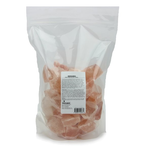 IndusClassic 5 lbs Sole Himalayan Salt Chunks Stone, Increase Hydration, Energy, Vibration, and Replenish Electrolytes with 84 Trace Minerals
