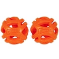 thumbnail image 2 of CHOK Quincaillerie Canine - Balle de Rapport « Respire à Droite » - Orange Moyen, 2 of 3