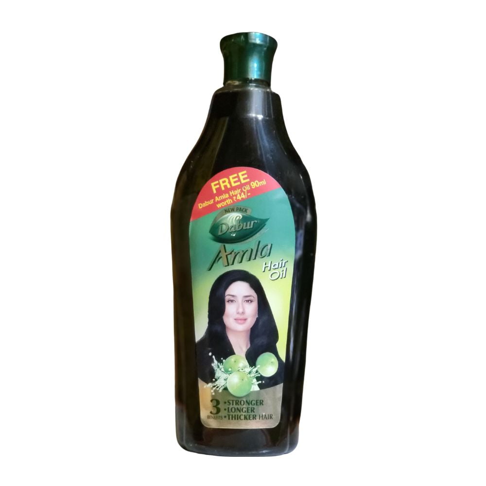 Dabur Amla Hair Oil - 450 ml, For Strong, Long and Thick hair, Nourishes  Scalp