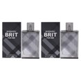 thumbnail image 1 of Perfume Burberry Brit Burberry para hombre EDT en aerosol, 100 ml, paquete de 2, 1 of 2